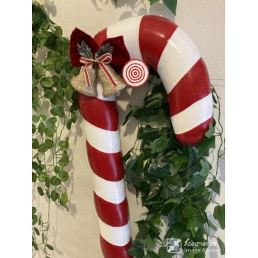 Dev Boy Baston Şeker: XXL Yılbaşı Dekorasyonu - Göz Alıcı Kırmızı & Beyaz