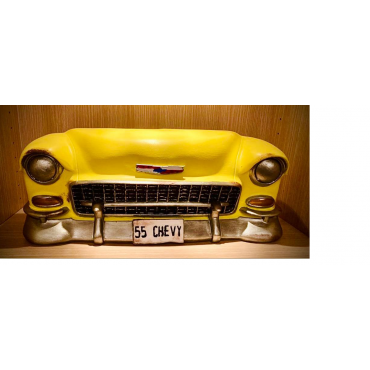 Chevy Duvar Obje Araba,Biblo Sarı 
