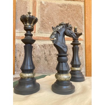 Satranç Taşları Üçlü Set 1