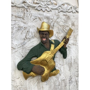 Gitar Çalan Adam Müzisyen,Haki