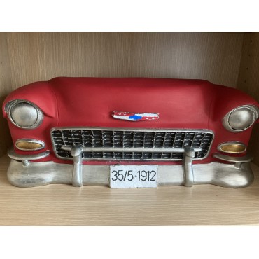 Chevy Duvar Obje Araba,Biblo Kırmızı