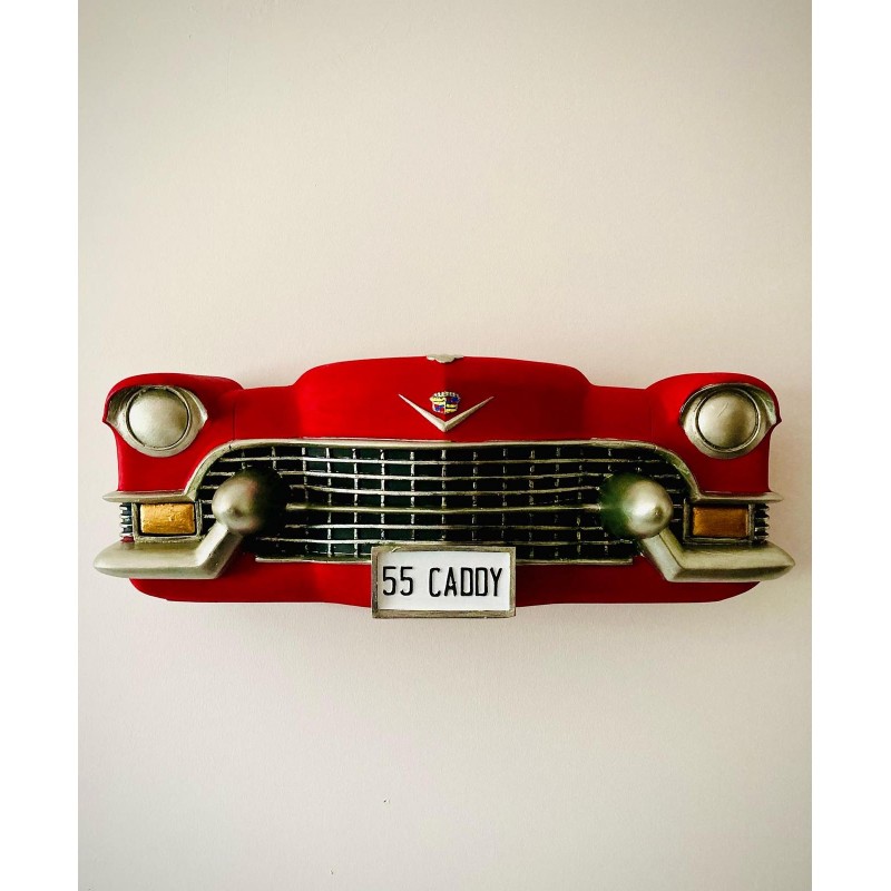 Cadillac Duvar Obje Araba,Biblo Kırmızı