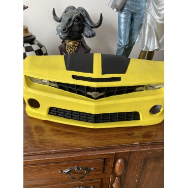 Işıklı Camaro Duvar Obje Araba,Sarı