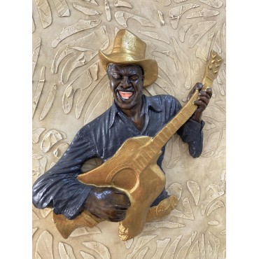 Gitar Çalan Adam Müzisyen,Antrasit