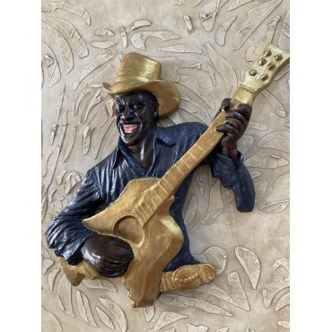 Gitar Çalan Adam Müzisyen,Antrasit