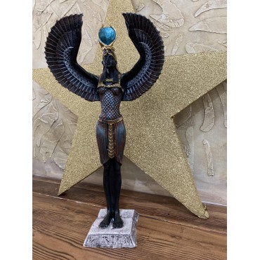 Antik Mısır Tanrıçası İsis Heykeli, Biblo