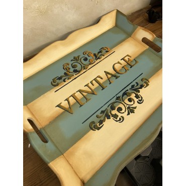 Tepsi vintage Yaprak