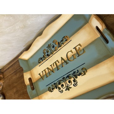 Tepsi vintage Yaprak 