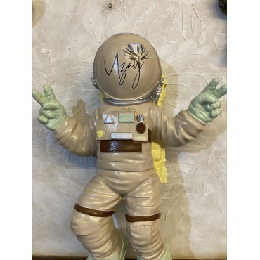 Astronot Duvar Biblo, Uzay