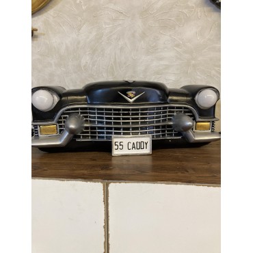 Işıklı Cadillac Duvar Obje Araba Siyah