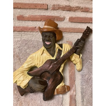 Gitar Çalan Adam Müzisyen,Sarı