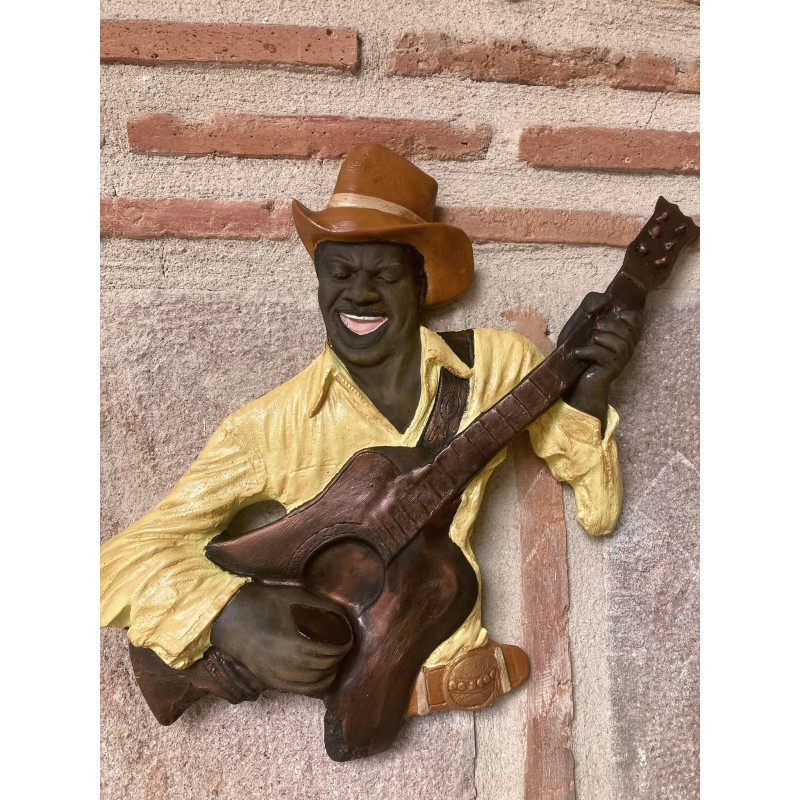 Gitar Çalan Adam Müzisyen,Sarı
