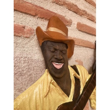 Gitar Çalan Adam Müzisyen,Sarı