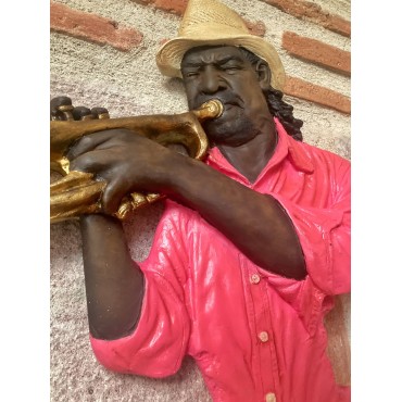 Trompet Çalan Duvar Müzisyen