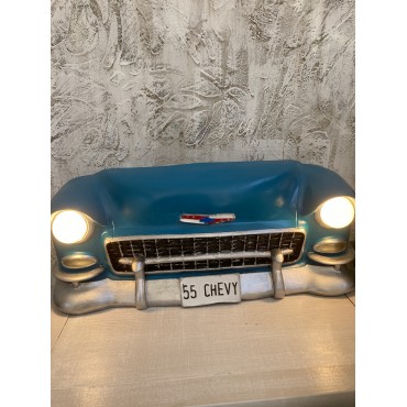 Isıklı Chevy Duvar Obje Araba,Mavi